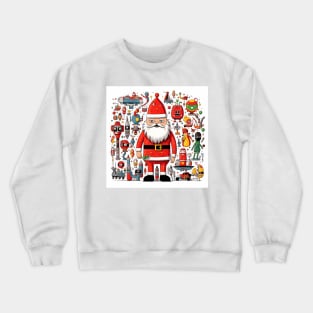 Santa Claus & Cyberpunk 12 Crewneck Sweatshirt